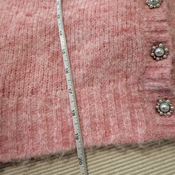 Karen Kane Soft Pink Button-Up Cardigan Small - Picture 5 of 8